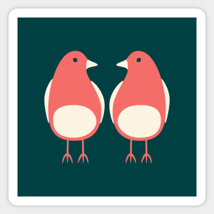 Bluebird (Coral) Sticker